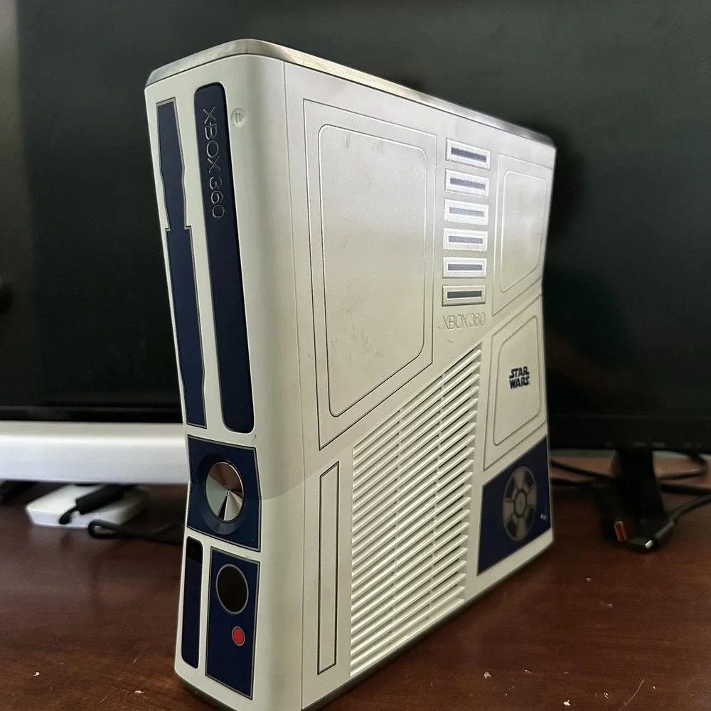 Microsoft Xbox 360 S Limited Edition Star Wars Console Tested No Controller